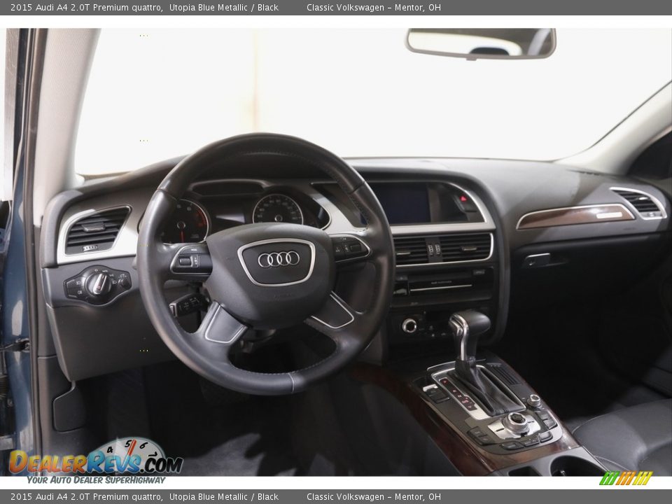 2015 Audi A4 2.0T Premium quattro Utopia Blue Metallic / Black Photo #6