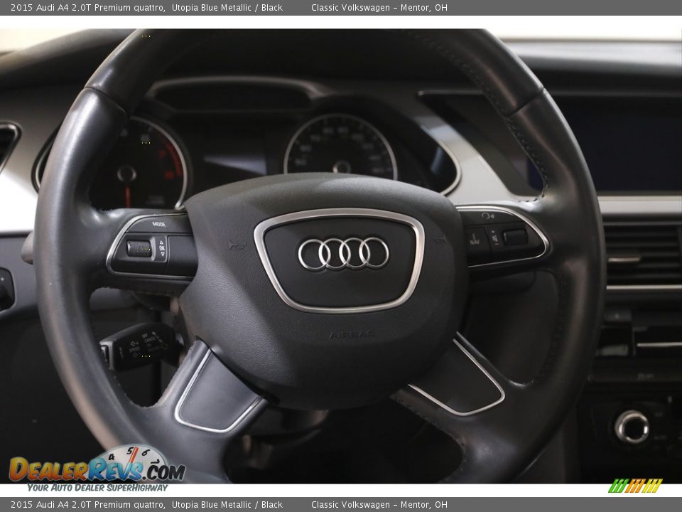 2015 Audi A4 2.0T Premium quattro Utopia Blue Metallic / Black Photo #7