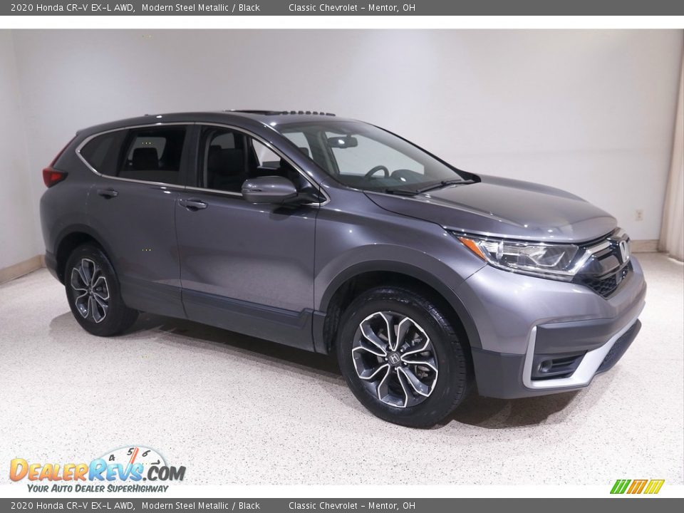 2020 Honda CR-V EX-L AWD Modern Steel Metallic / Black Photo #1
