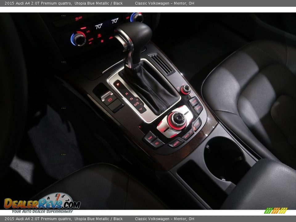 2015 Audi A4 2.0T Premium quattro Utopia Blue Metallic / Black Photo #12