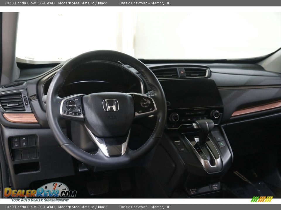 2020 Honda CR-V EX-L AWD Modern Steel Metallic / Black Photo #6