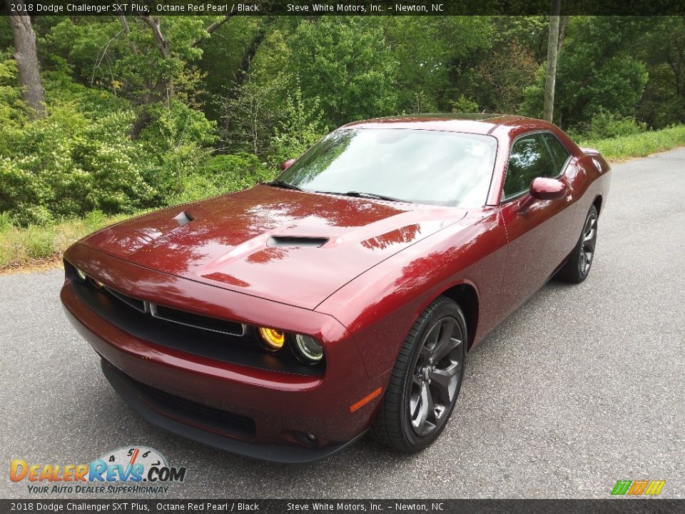 2018 Dodge Challenger SXT Plus Octane Red Pearl / Black Photo #2