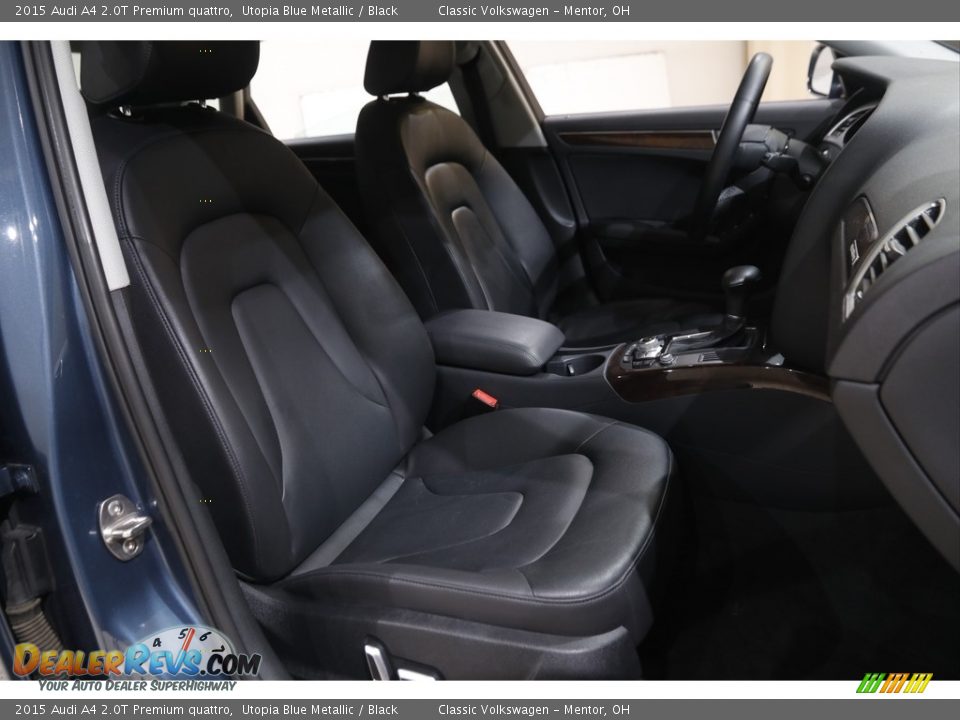 2015 Audi A4 2.0T Premium quattro Utopia Blue Metallic / Black Photo #13