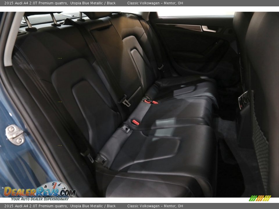 2015 Audi A4 2.0T Premium quattro Utopia Blue Metallic / Black Photo #14