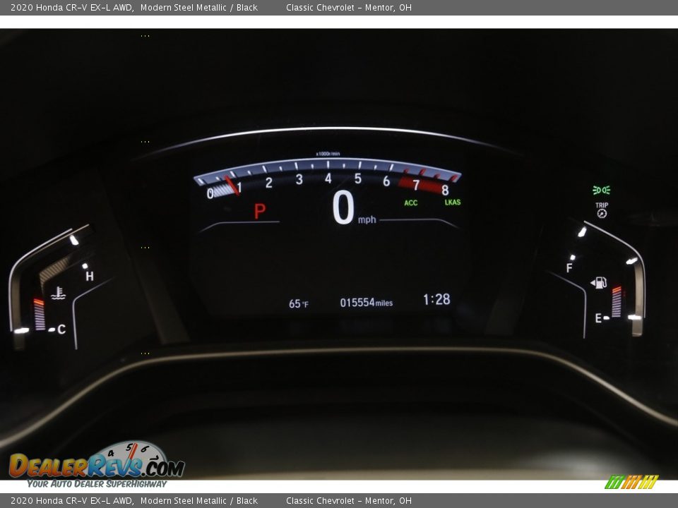 2020 Honda CR-V EX-L AWD Modern Steel Metallic / Black Photo #8