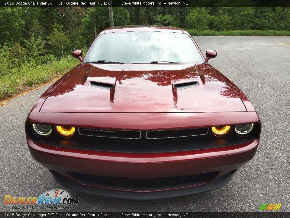 2018 Dodge Challenger SXT Plus Octane Red Pearl / Black Photo #3