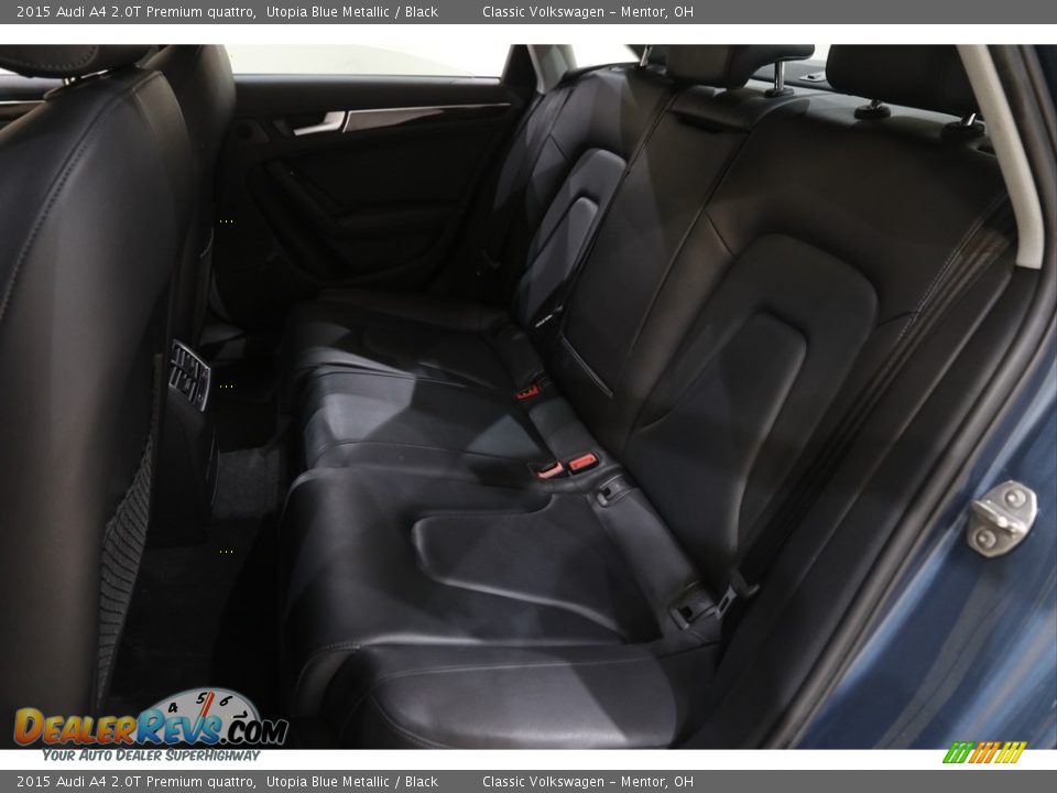 2015 Audi A4 2.0T Premium quattro Utopia Blue Metallic / Black Photo #15
