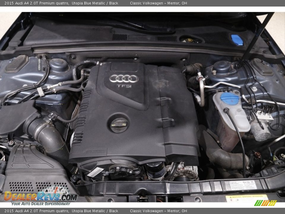 2015 Audi A4 2.0T Premium quattro Utopia Blue Metallic / Black Photo #17