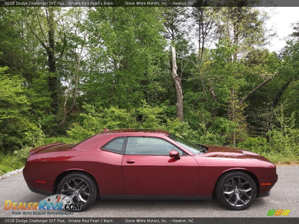 2018 Dodge Challenger SXT Plus Octane Red Pearl / Black Photo #5