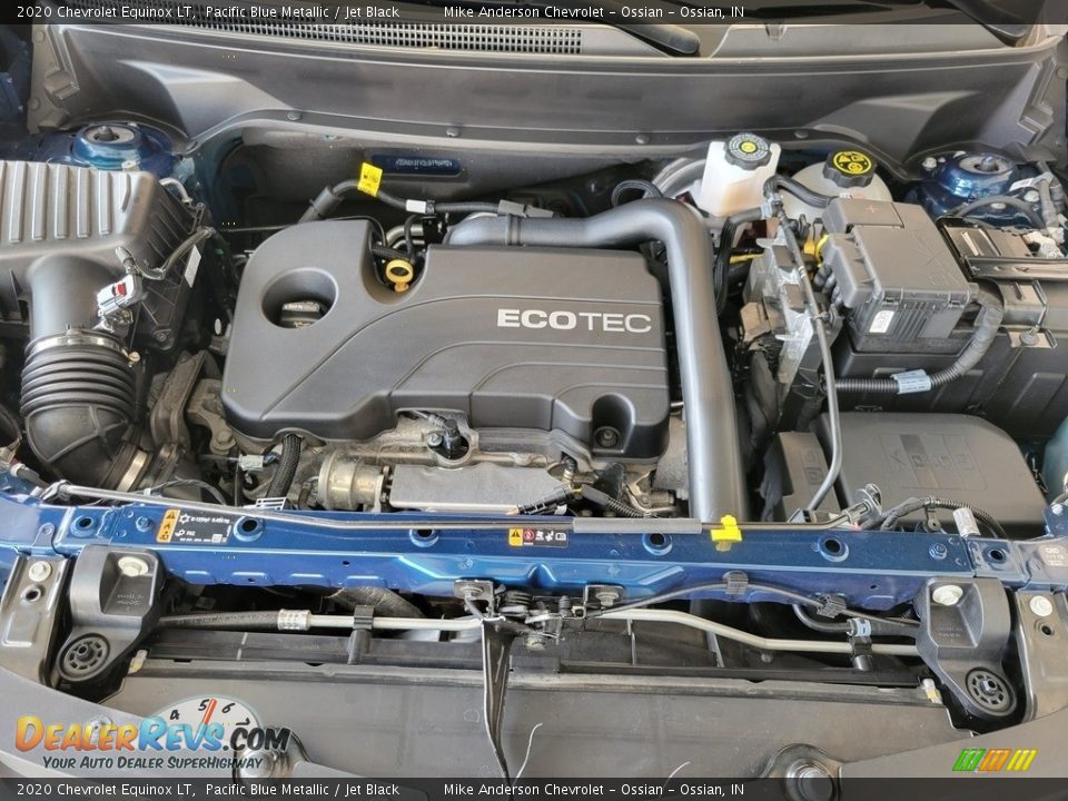 2020 Chevrolet Equinox LT Pacific Blue Metallic / Jet Black Photo #12