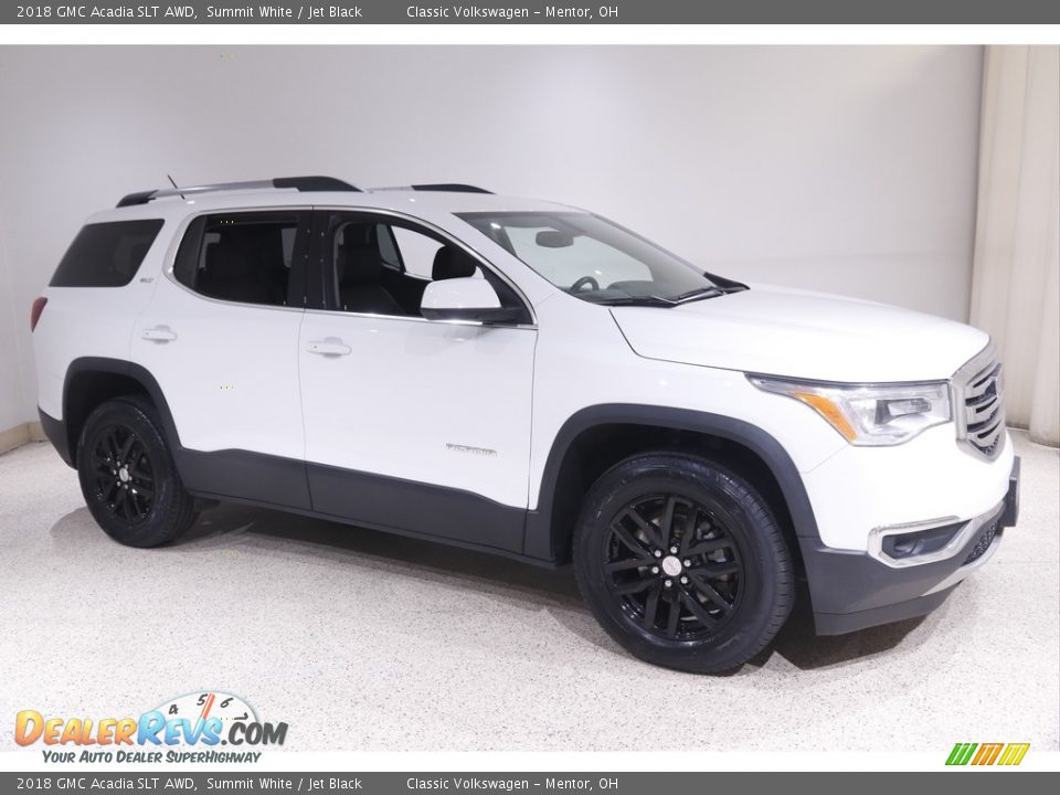 2018 GMC Acadia SLT AWD Summit White / Jet Black Photo #1