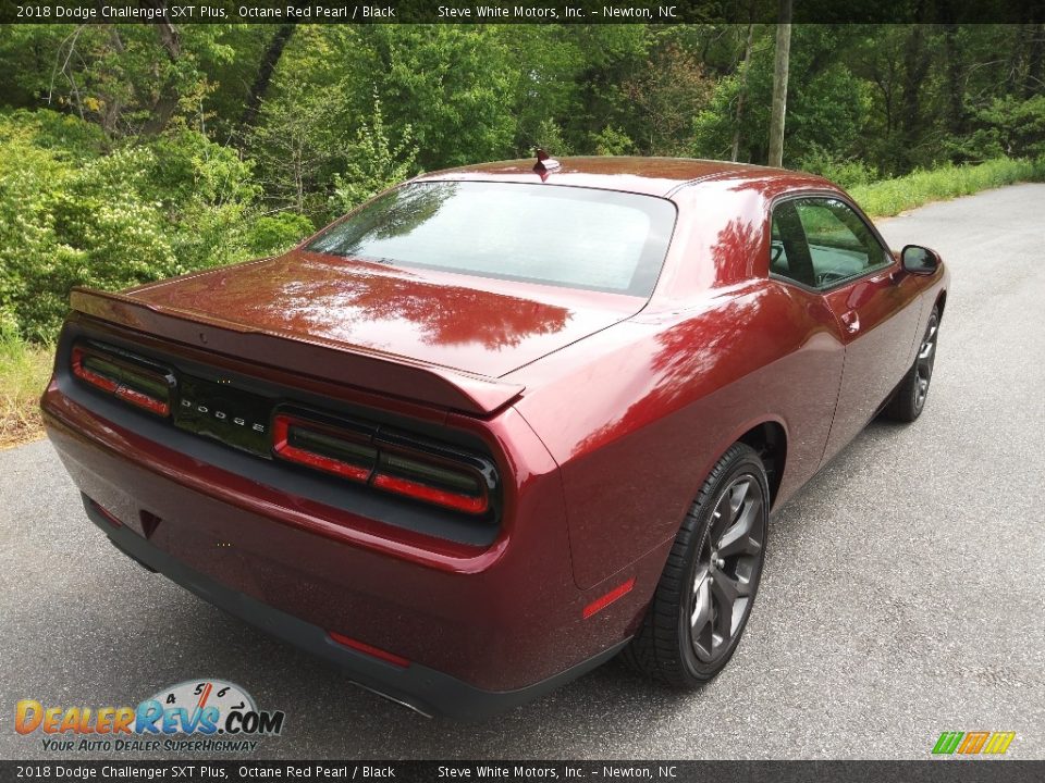 2018 Dodge Challenger SXT Plus Octane Red Pearl / Black Photo #6