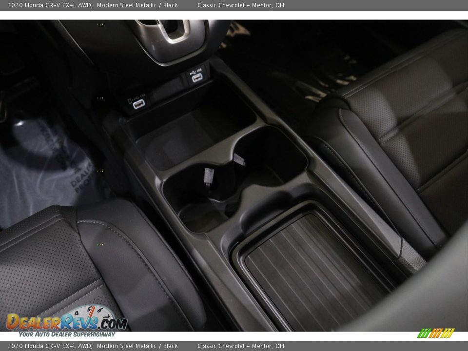 2020 Honda CR-V EX-L AWD Modern Steel Metallic / Black Photo #14