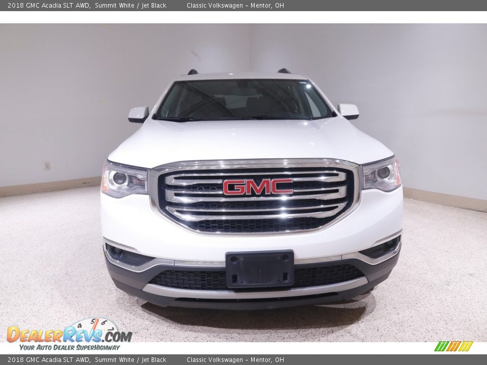 2018 GMC Acadia SLT AWD Summit White / Jet Black Photo #2