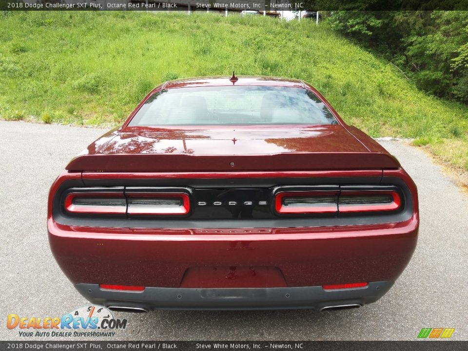 2018 Dodge Challenger SXT Plus Octane Red Pearl / Black Photo #7