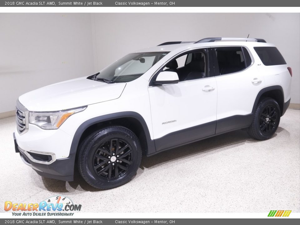 2018 GMC Acadia SLT AWD Summit White / Jet Black Photo #3