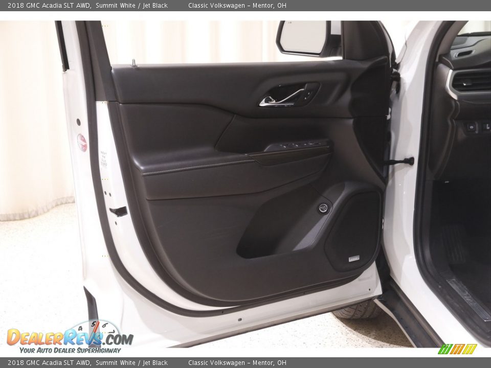 2018 GMC Acadia SLT AWD Summit White / Jet Black Photo #4