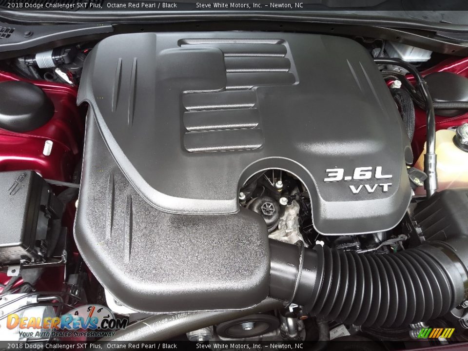 2018 Dodge Challenger SXT Plus Octane Red Pearl / Black Photo #9