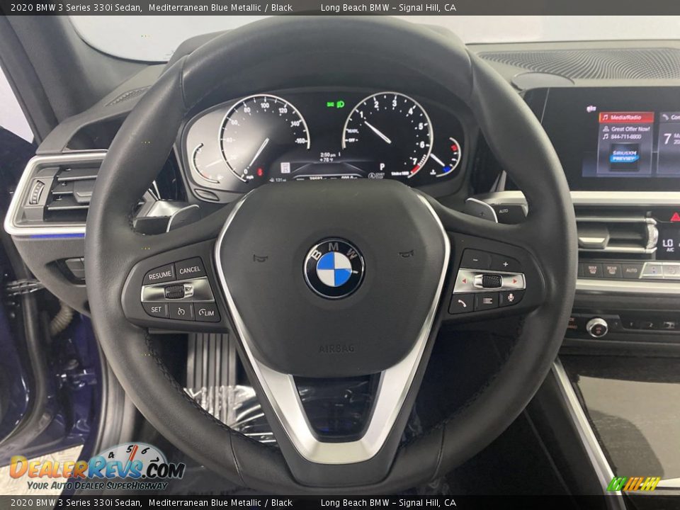 2020 BMW 3 Series 330i Sedan Mediterranean Blue Metallic / Black Photo #17