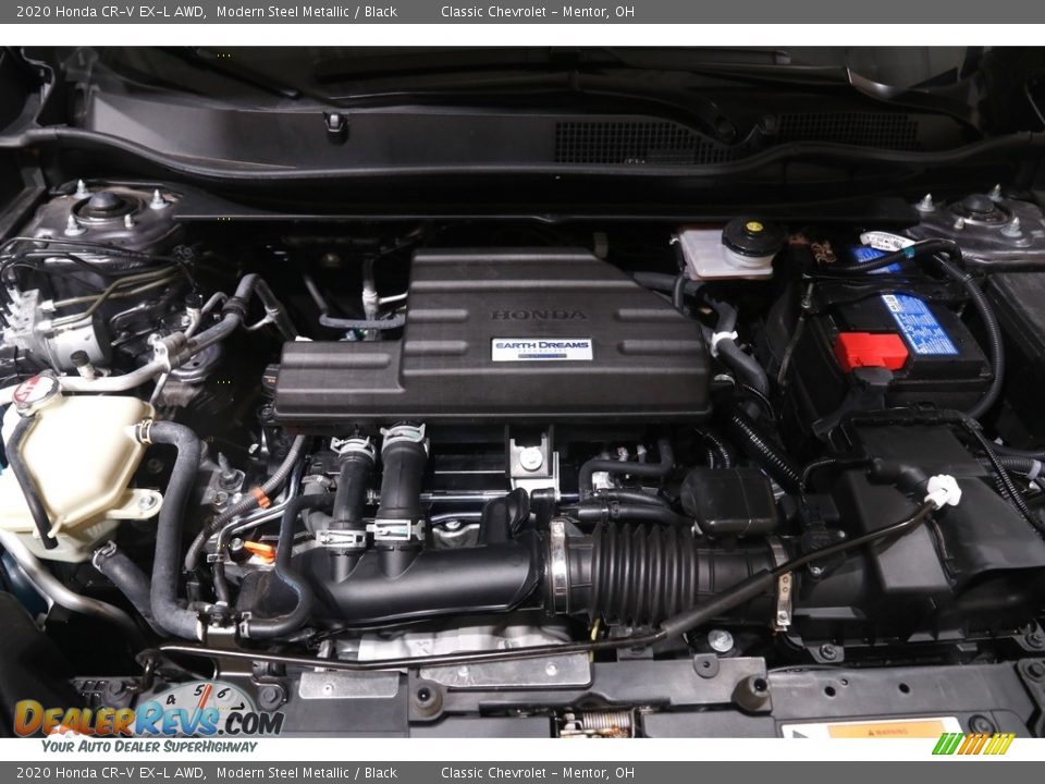 2020 Honda CR-V EX-L AWD Modern Steel Metallic / Black Photo #20