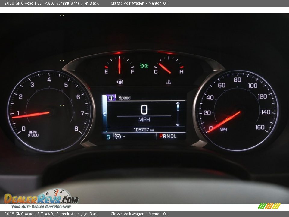 2018 GMC Acadia SLT AWD Summit White / Jet Black Photo #8