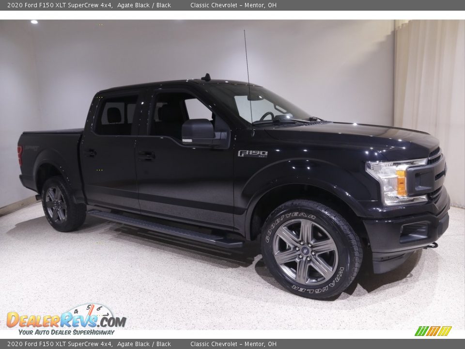 2020 Ford F150 XLT SuperCrew 4x4 Agate Black / Black Photo #1