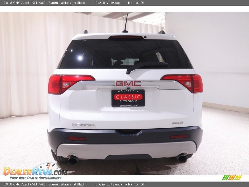 2018 GMC Acadia SLT AWD Summit White / Jet Black Photo #19