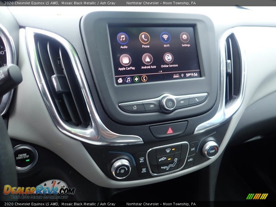 2020 Chevrolet Equinox LS AWD Mosaic Black Metallic / Ash Gray Photo #27