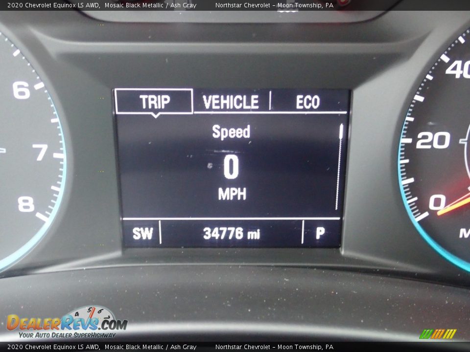 2020 Chevrolet Equinox LS AWD Mosaic Black Metallic / Ash Gray Photo #29
