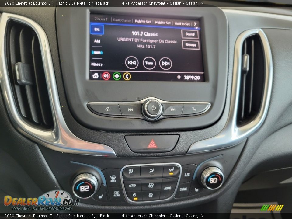 2020 Chevrolet Equinox LT Pacific Blue Metallic / Jet Black Photo #28