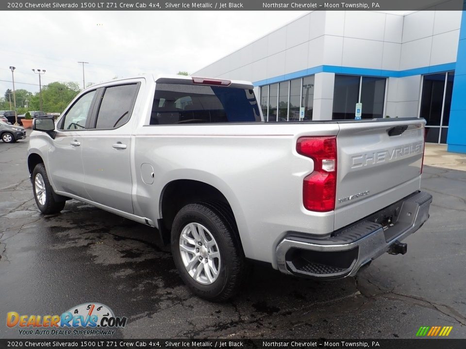 2020 Chevrolet Silverado 1500 LT Z71 Crew Cab 4x4 Silver Ice Metallic / Jet Black Photo #4