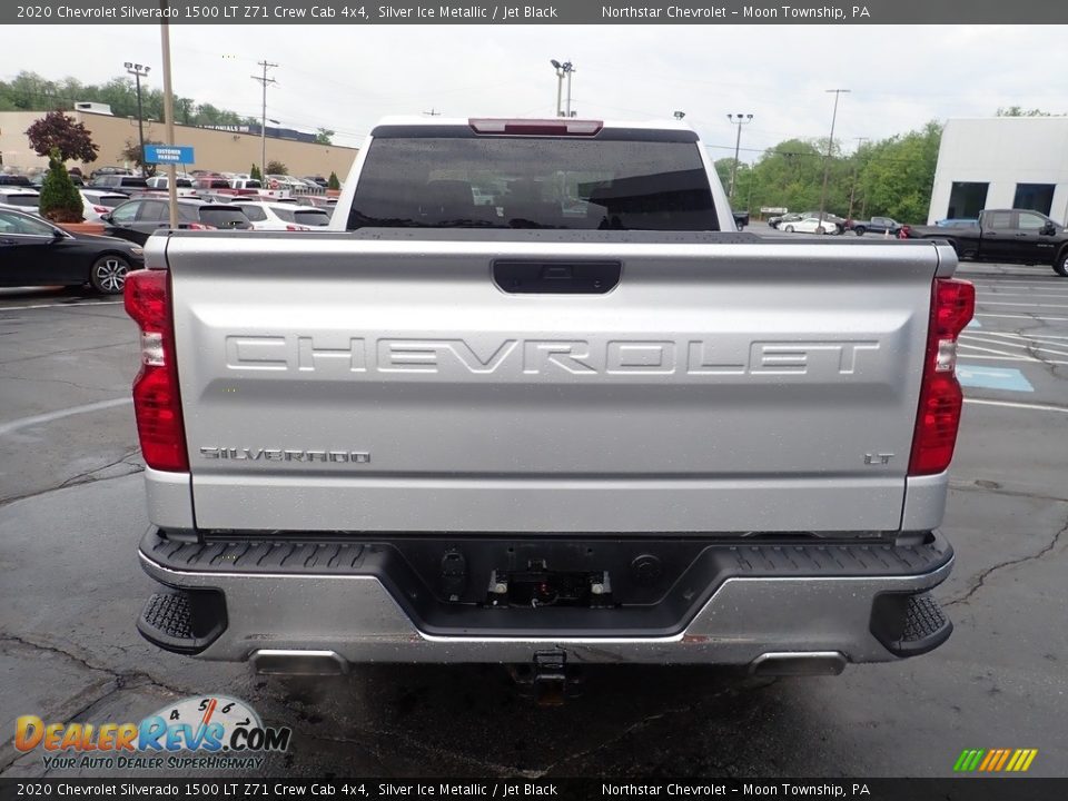 2020 Chevrolet Silverado 1500 LT Z71 Crew Cab 4x4 Silver Ice Metallic / Jet Black Photo #6