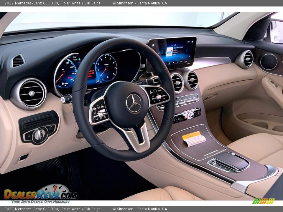 2022 Mercedes-Benz GLC 300 Polar White / Silk Beige Photo #4