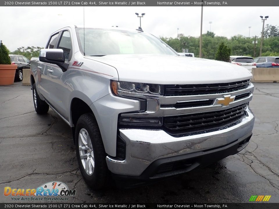 2020 Chevrolet Silverado 1500 LT Z71 Crew Cab 4x4 Silver Ice Metallic / Jet Black Photo #11