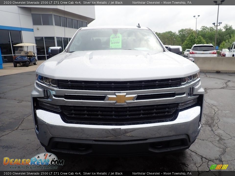 2020 Chevrolet Silverado 1500 LT Z71 Crew Cab 4x4 Silver Ice Metallic / Jet Black Photo #12