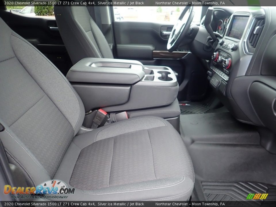 2020 Chevrolet Silverado 1500 LT Z71 Crew Cab 4x4 Silver Ice Metallic / Jet Black Photo #14