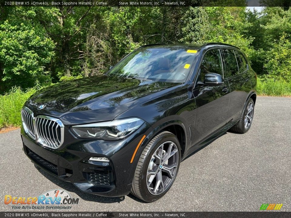 2020 BMW X5 xDrive40i Black Sapphire Metallic / Coffee Photo #2