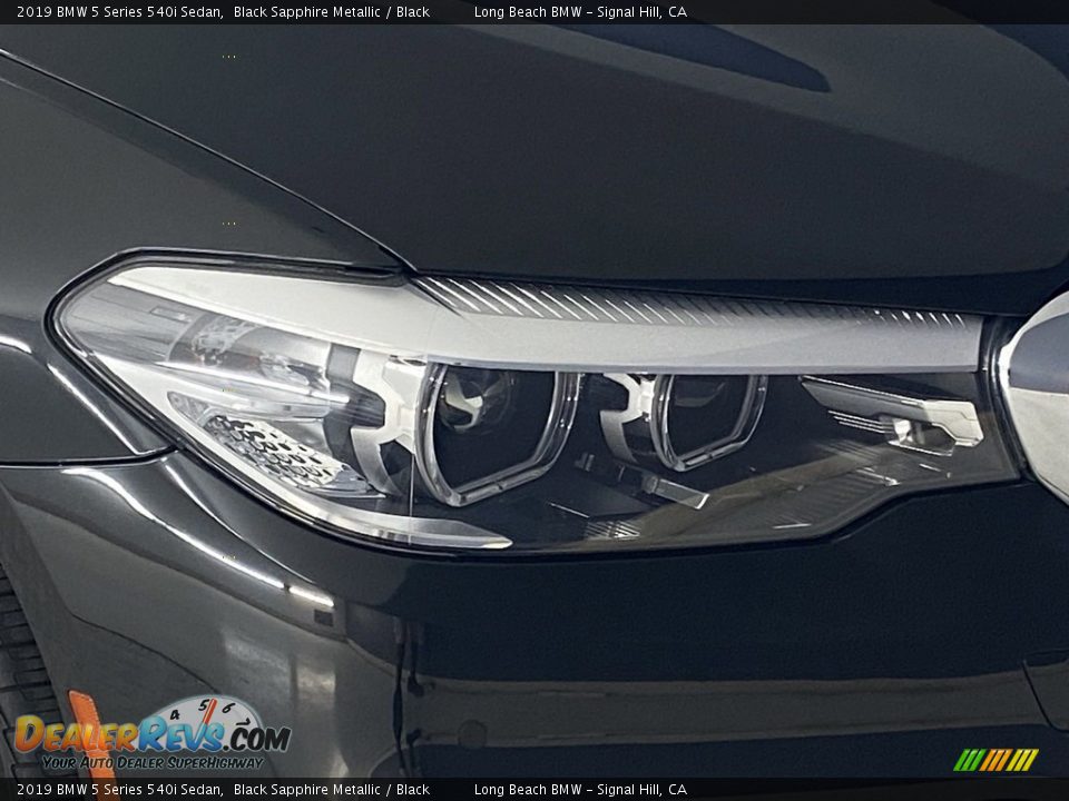 2019 BMW 5 Series 540i Sedan Black Sapphire Metallic / Black Photo #6