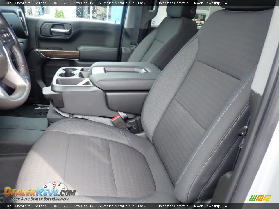 2020 Chevrolet Silverado 1500 LT Z71 Crew Cab 4x4 Silver Ice Metallic / Jet Black Photo #21