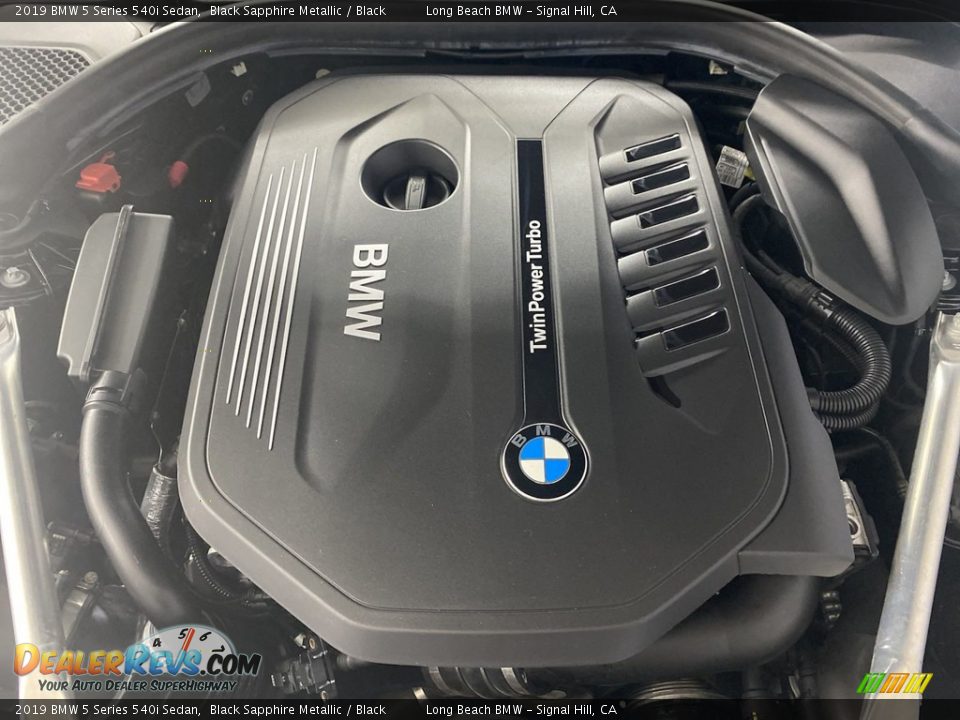 2019 BMW 5 Series 540i Sedan Black Sapphire Metallic / Black Photo #11
