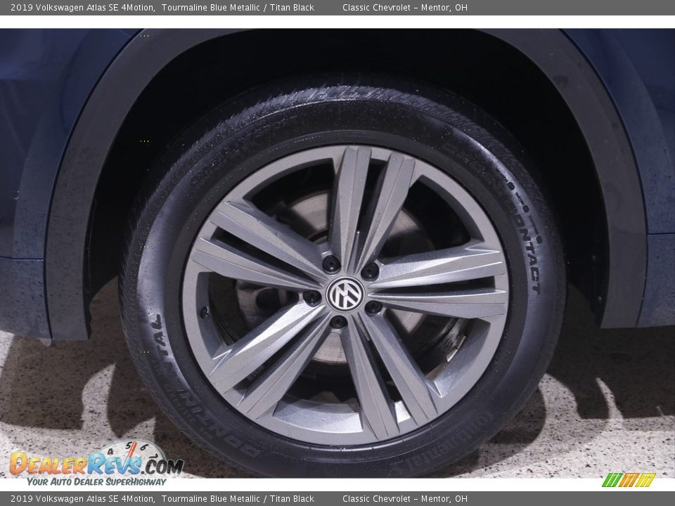 2019 Volkswagen Atlas SE 4Motion Tourmaline Blue Metallic / Titan Black Photo #21