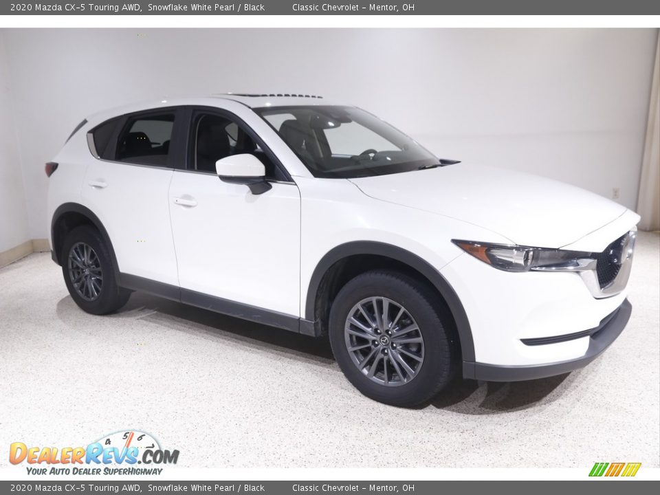 2020 Mazda CX-5 Touring AWD Snowflake White Pearl / Black Photo #1