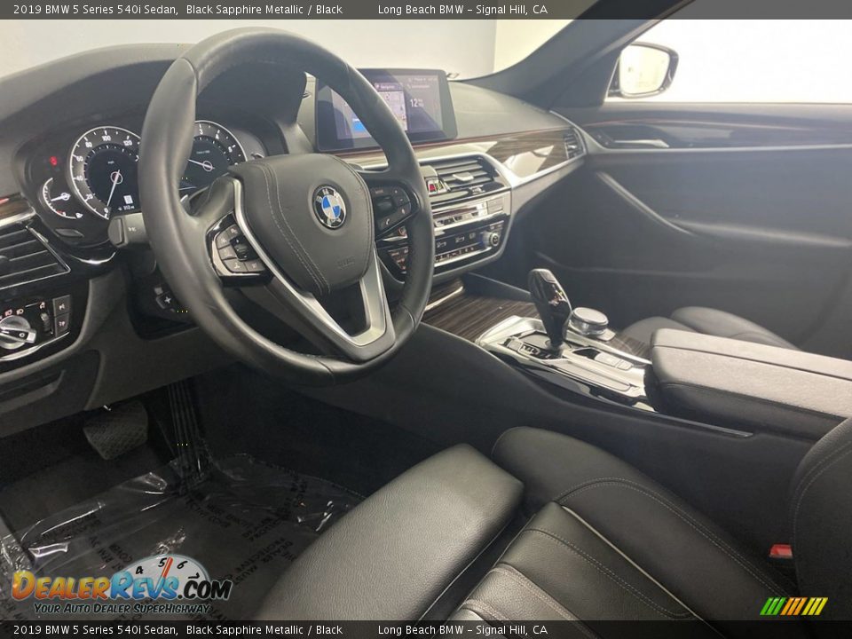2019 BMW 5 Series 540i Sedan Black Sapphire Metallic / Black Photo #15