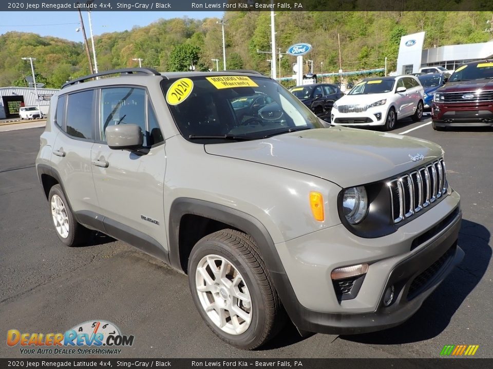 2020 Jeep Renegade Latitude 4x4 Sting-Gray / Black Photo #2