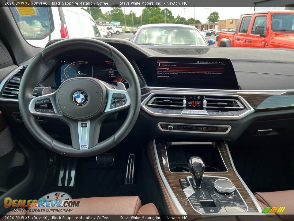 2020 BMW X5 xDrive40i Black Sapphire Metallic / Coffee Photo #17