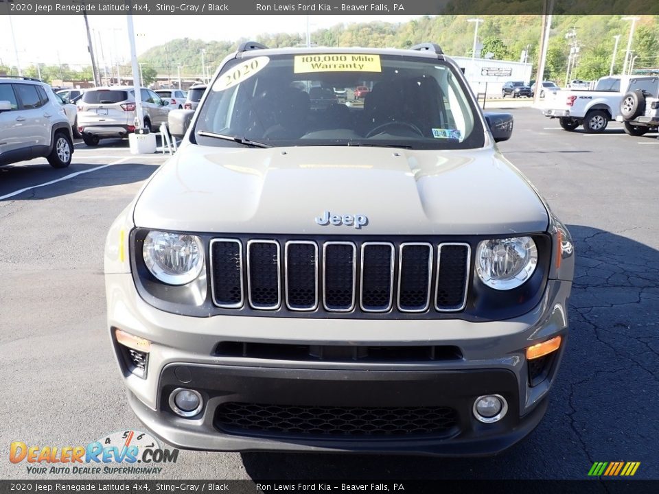 2020 Jeep Renegade Latitude 4x4 Sting-Gray / Black Photo #3