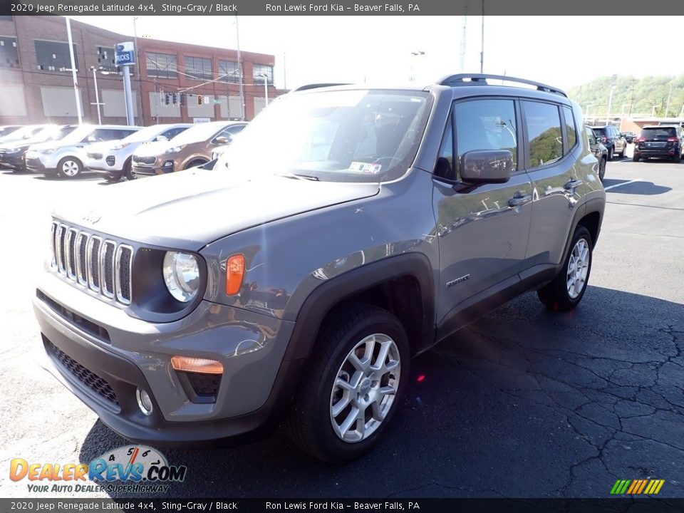 2020 Jeep Renegade Latitude 4x4 Sting-Gray / Black Photo #4