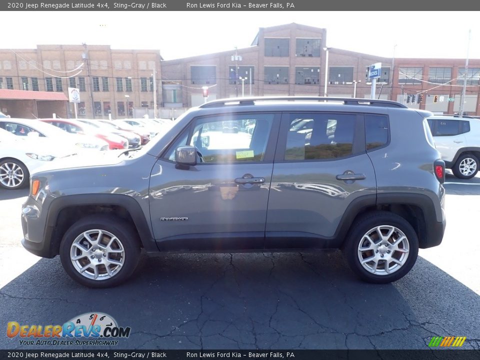 2020 Jeep Renegade Latitude 4x4 Sting-Gray / Black Photo #5