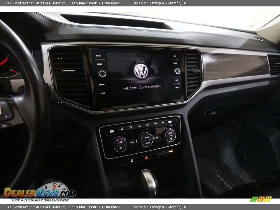 2018 Volkswagen Atlas SEL 4Motion Deep Black Pearl / Titan Black Photo #9