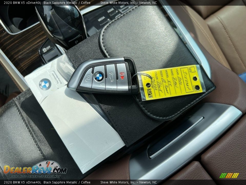 2020 BMW X5 xDrive40i Black Sapphire Metallic / Coffee Photo #31